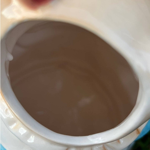 Vintage Teddy Ceramic‎ Teapot Girl Bear Bow - Picture 4 of 5